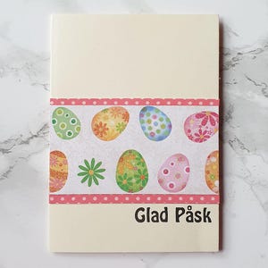 Glad Påsk, Påskhälsning, Handgjort Kort, Kort Med Svensk Text, Happy Easter, Easter Greeting, Handmade Card