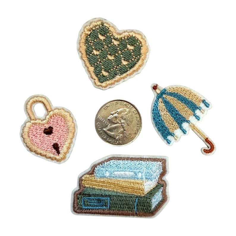 Ttiny Patch Design Mini Patches, Embroidered Iron-on Tiny Patches, Patch Mystery Bundle - Etsy