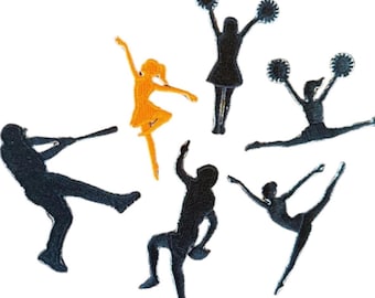 Sports Silhouette Patches
