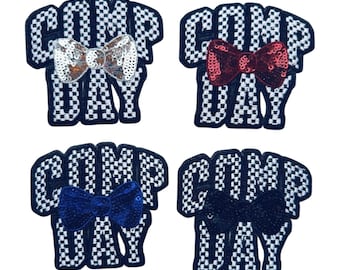 Comp Day Iron on Patch, Cheer Patches