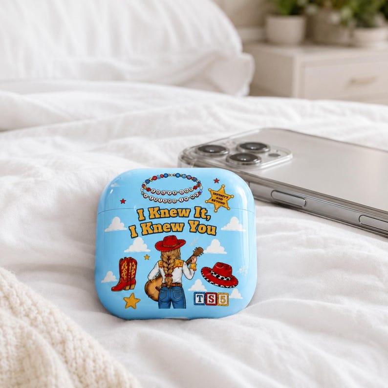 TS and Toy Story 5 Friendship Airpods Case,I Knew It I Knew You Case Cover, Woody Buzz Lightyear AirPod Pro Case,Disneyland Toy Story Family zdjęcie 2