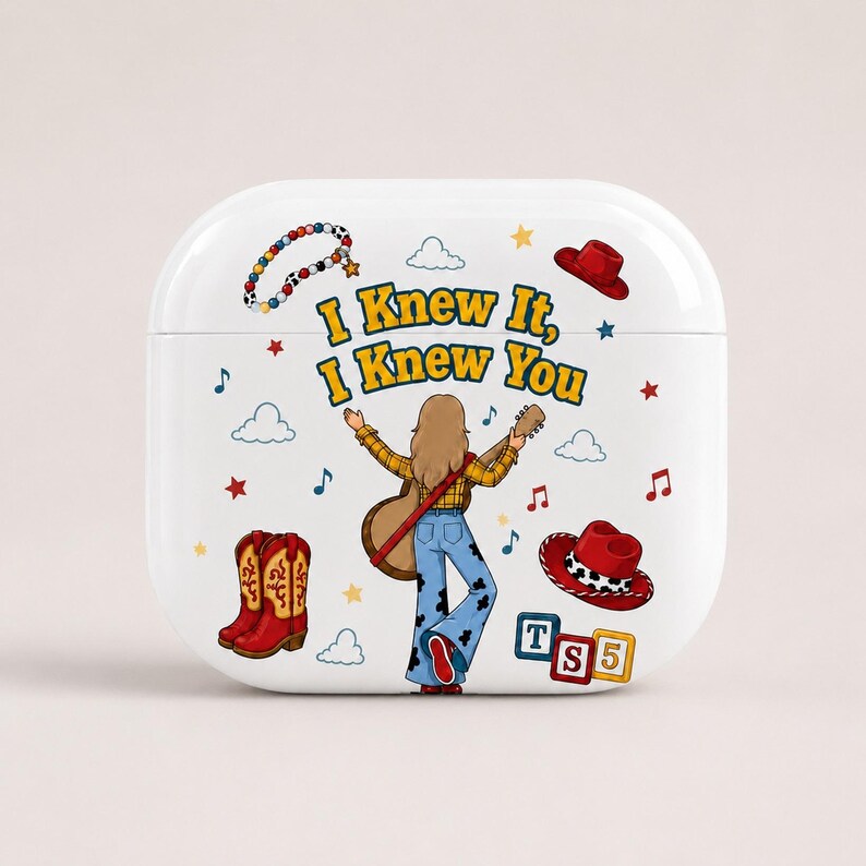 TS and Toy Story 5 Friendship AirPod Pro Case, I Knew It I Knew You AirPod Case,Woody Buzz Lightyear Case, Disneyland Toy Story Family image 3