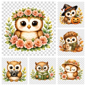 Mega Bundle 350+ Woodland Animal Watercolor PNG , Forest Creatures Nursery Clipart (Digital Download) image 18