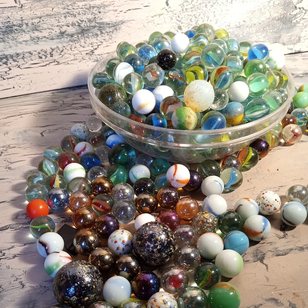 Vintage Marbles - Etsy
