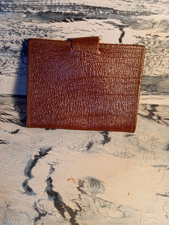 Credit Card Holder, Vintage, Leather, Wallet, Min… - image 2