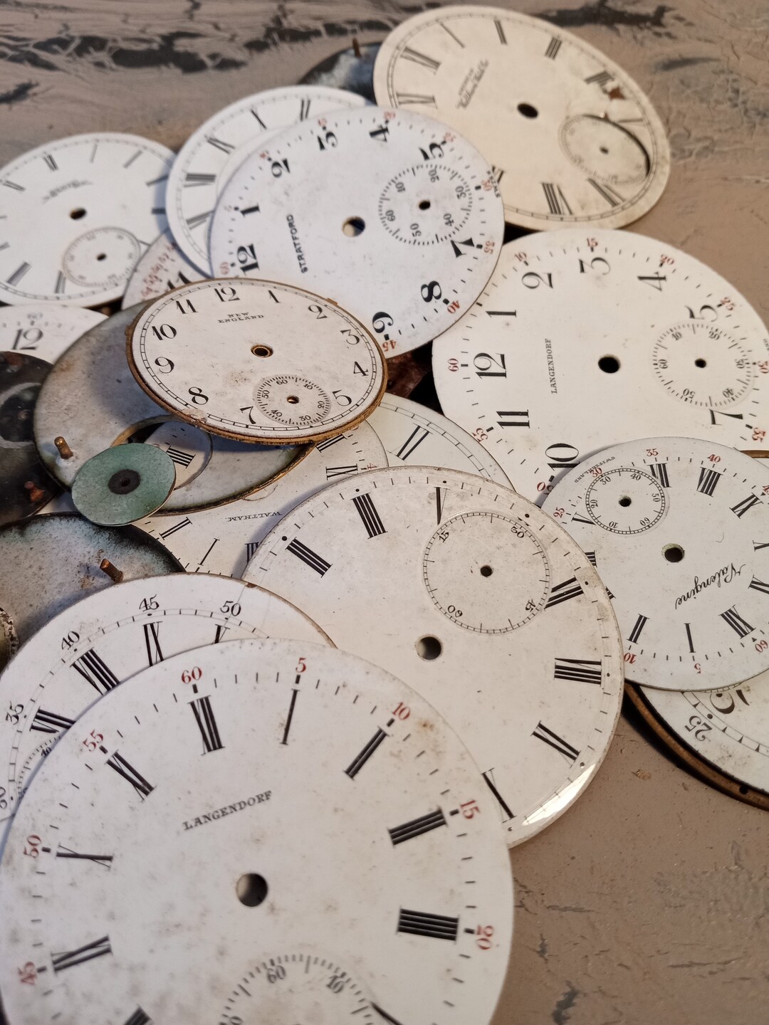 Watch Faces Pocket Watch Face Antique Watch Face Mens Etsy