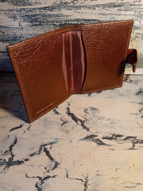 Credit Card Holder, Vintage, Leather, Wallet, Min… - image 3