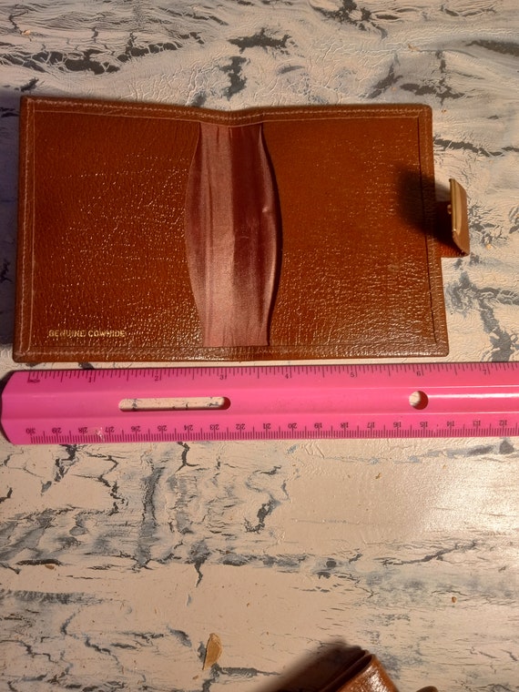Credit Card Holder, Vintage, Leather, Wallet, Min… - image 5