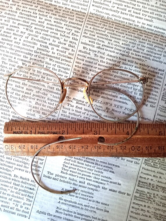 Antique Eyeglasses, Spectacles, Art Craft, FulVue… - image 10