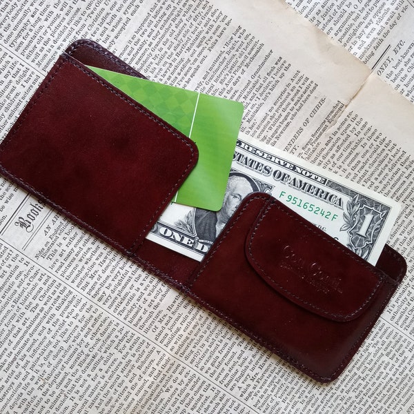 Ultra Thin Mens Wallet Etsy