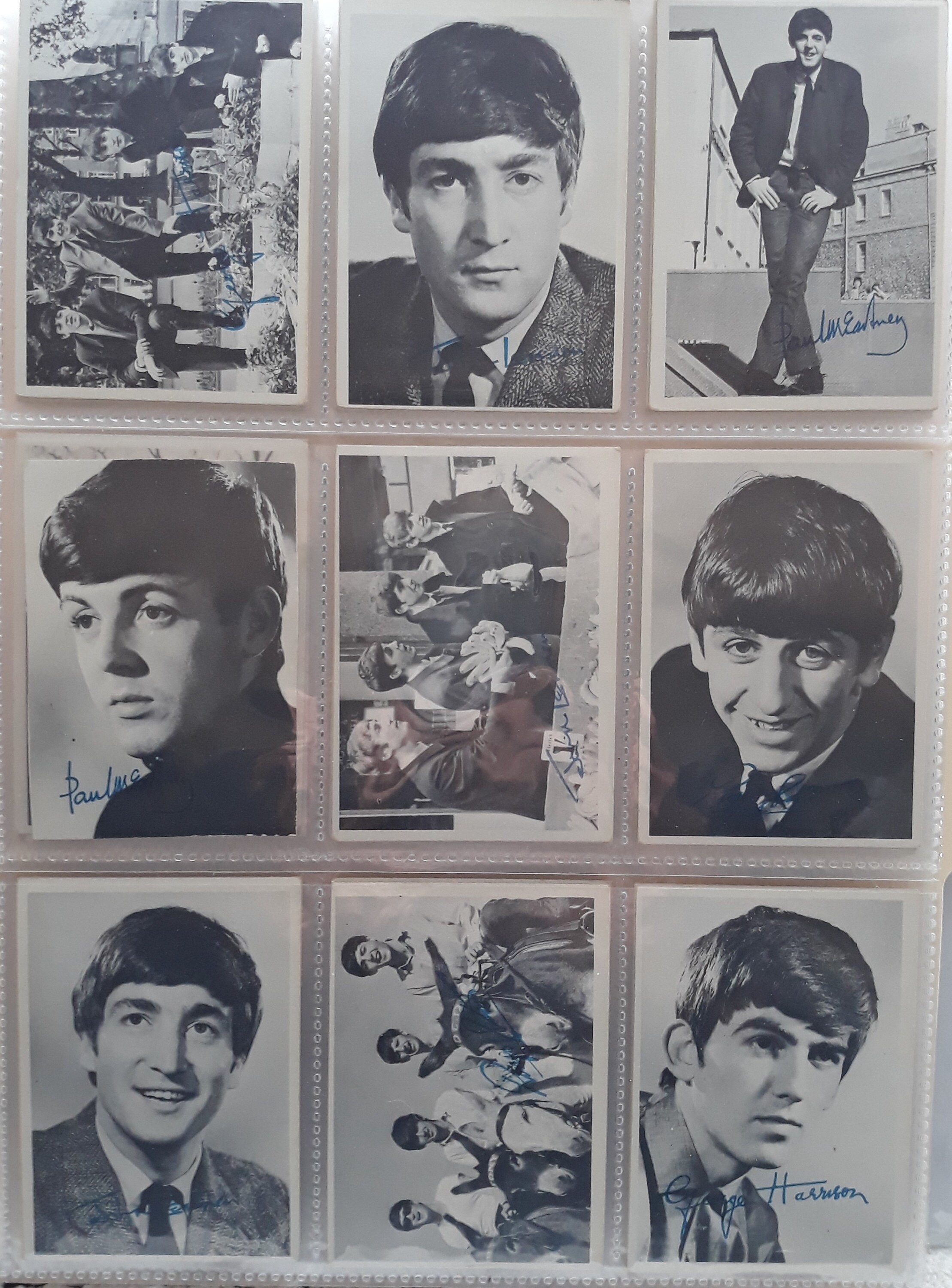 Beatles Trading Cardsseries 1 B&W Etsy