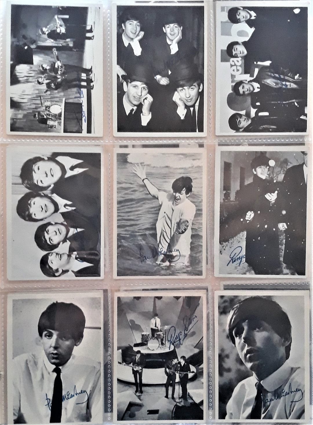 Beatles Trading Cards-series 2 B&W 54 Cards Complete Set - Etsy