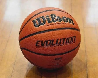 Wilson Evolution Basketball 29.5 Leather personalized.