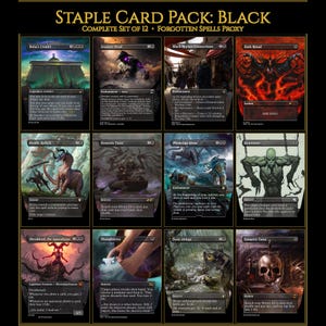 mtg commander staples for every deck NERD GEAR Essentials Kit - Ultimate Accessory Commander EDH - MTG Command Zone Tray - Health Counter - Spin Down Dice Staple card for EVERY deck