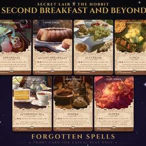 Secret Lair x The Hobbit: Second Breakfast and Beyond | 7 Cards | MTG Proxy | Forgotten Spells
