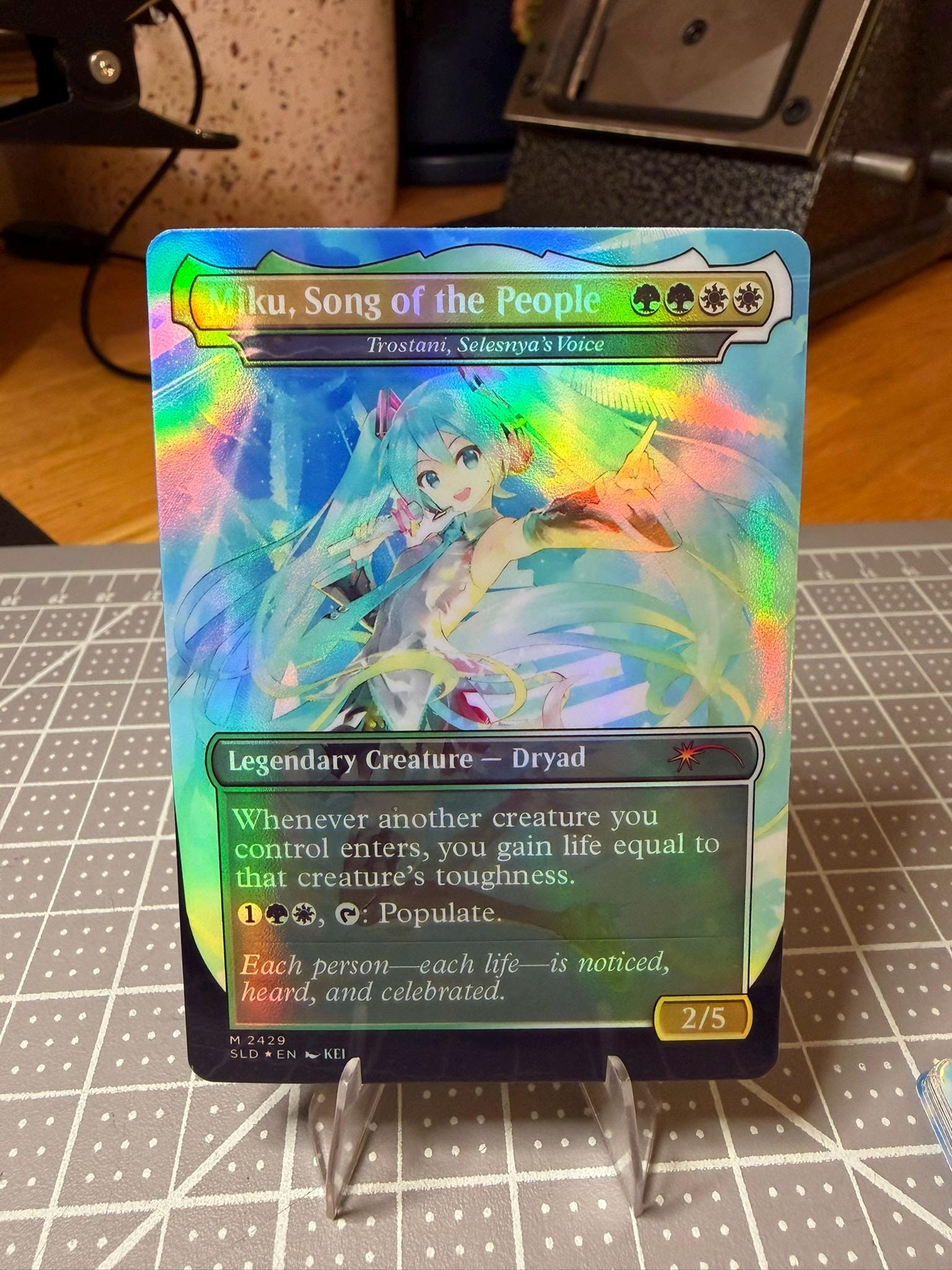 Secret Lair: Hatsune Miku Commander Deck | 100 Cards | MTG Proxy