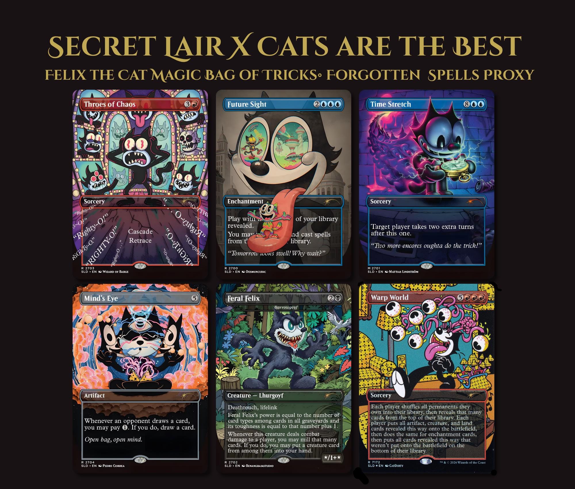 Secret Lair X Cats Are the Best: Felix the Cat Magic Bag of Tricks