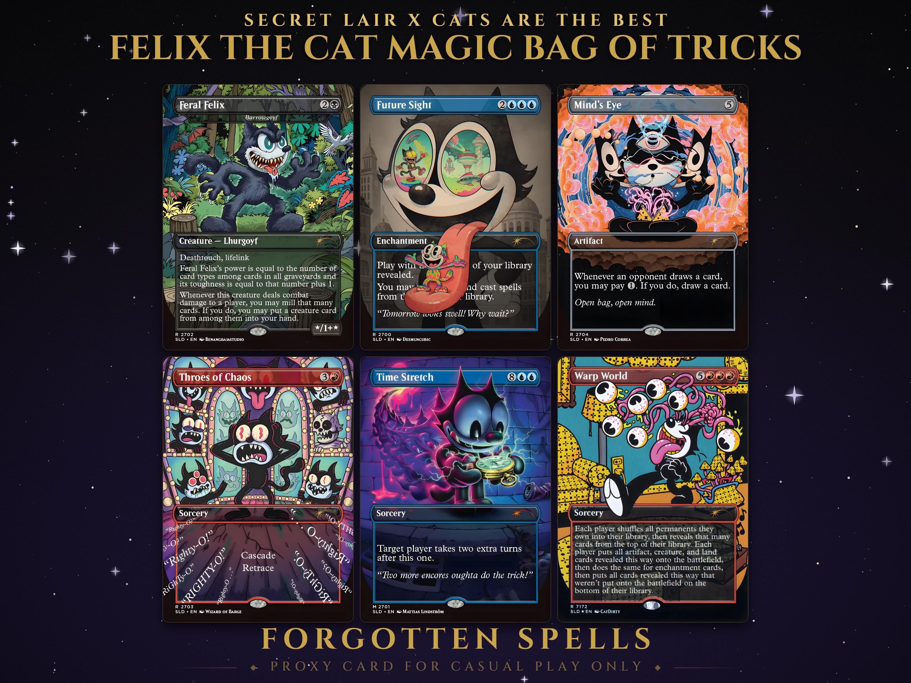 Secret Lair X Cats Are the Best: Felix the Cat Magic Bag of Tricks