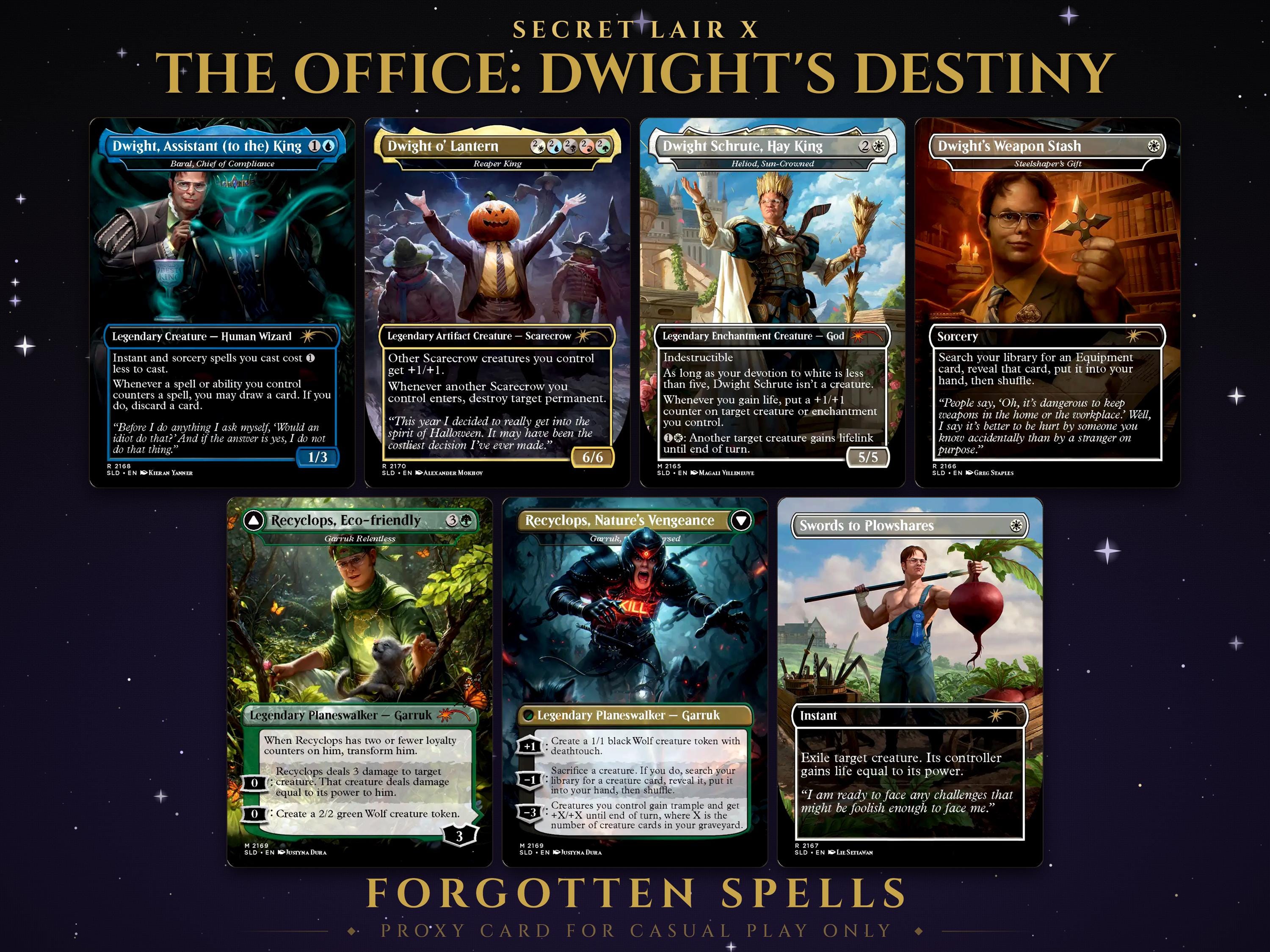 Mtg Proxy Deck the Office - Etsy