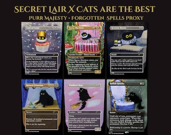 Secret Lair X Cats Are the Best: Purr Majesty | 6 Cards | MTG