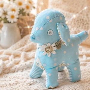 Lamb Plush Sewing Pattern – Easy Stuffed Animal Craft (PDF Download)