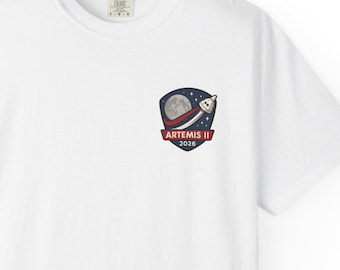 Comfort Colors® Artemis 2 Rund um den Mond Vintage Shirt, NASA Mission für die gesamte Menschheit