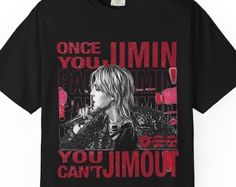 Jimin BTS Shirt, Vintage Park Jimin Kpop Tee, Komfort Baumwolle Retro 90er Jahre Armee Geschenk