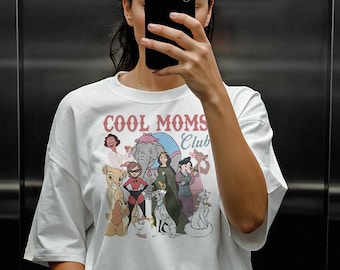 Comfort Colors® Retro Disney Cool Mom Clubs Shirt, lustiges Mama Outfit, Disney Mamas Shirt, beste Mama aller Zeiten T-Shirt, Muttertagsgeschenke