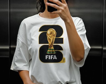 2022 Fussball WM Trophy Grafik-T-Shirt | Fußball Fan Bekleidung