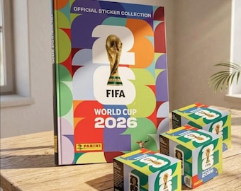 Die Panini Digitale Fussball WM 2026™ offizielle Stickersammlung - 3 Boxen mit 50 Päckchen und ein digitales Hardcover-Album