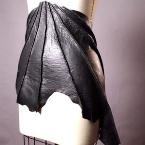 Genuine Leather Wide Wrap Belt: Gothic Corset Waist Cincher