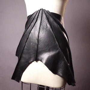 Genuine Leather Wide Wrap Belt: Gothic Corset Waist Cincher