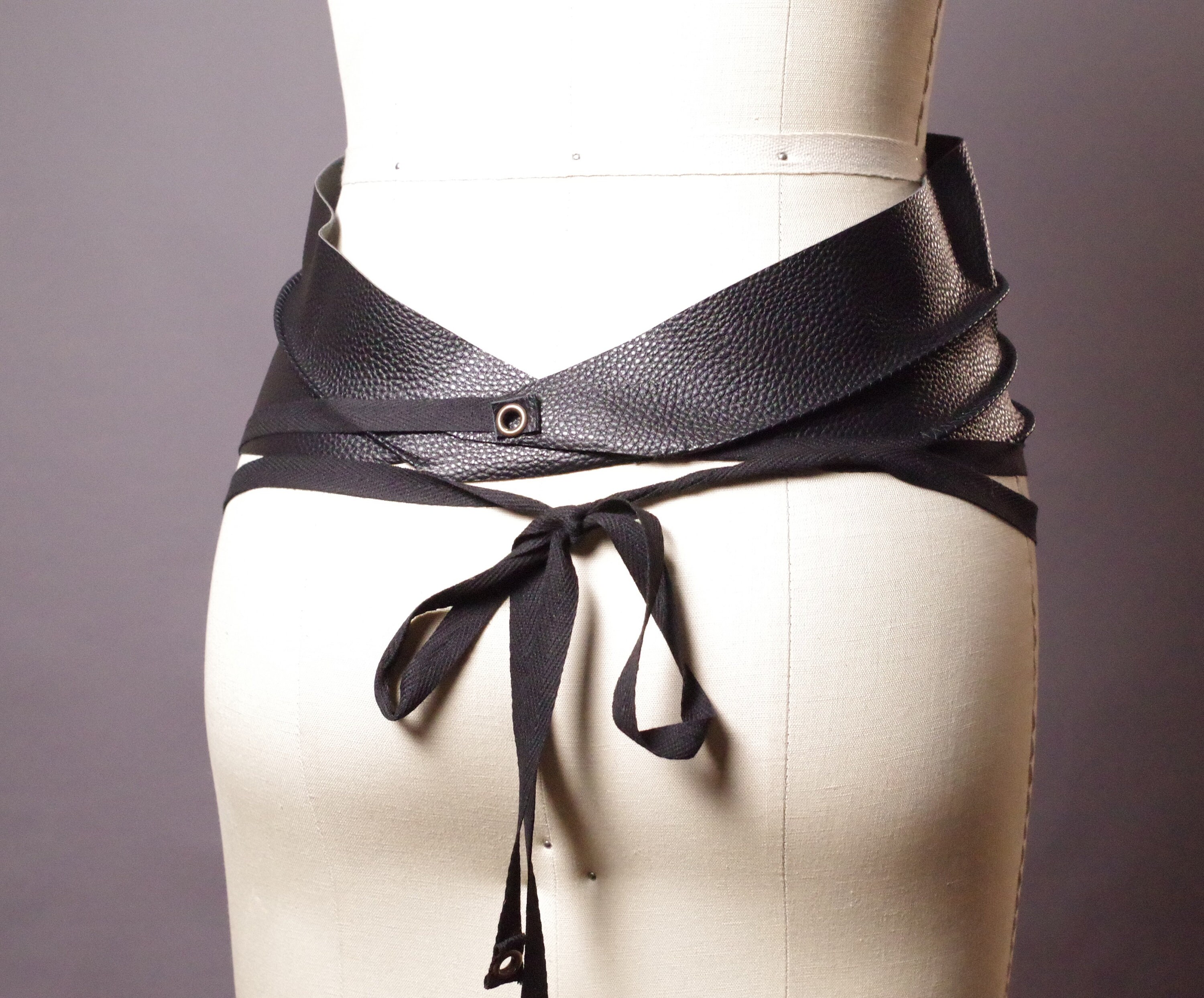 obi belt leather