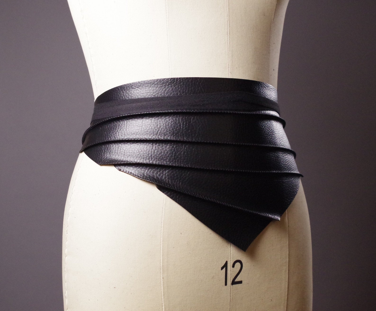obi belt leather