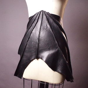 Genuine Leather Wide Wrap Belt: Gothic Corset Waist Cincher