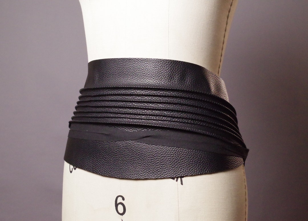 obi belt leather