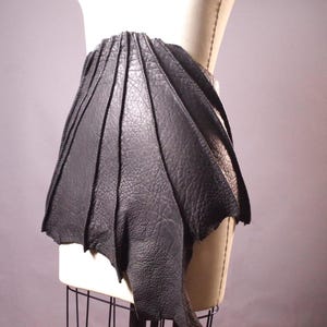 Ceinture large en cuir véritable : serre-taille corset gothique