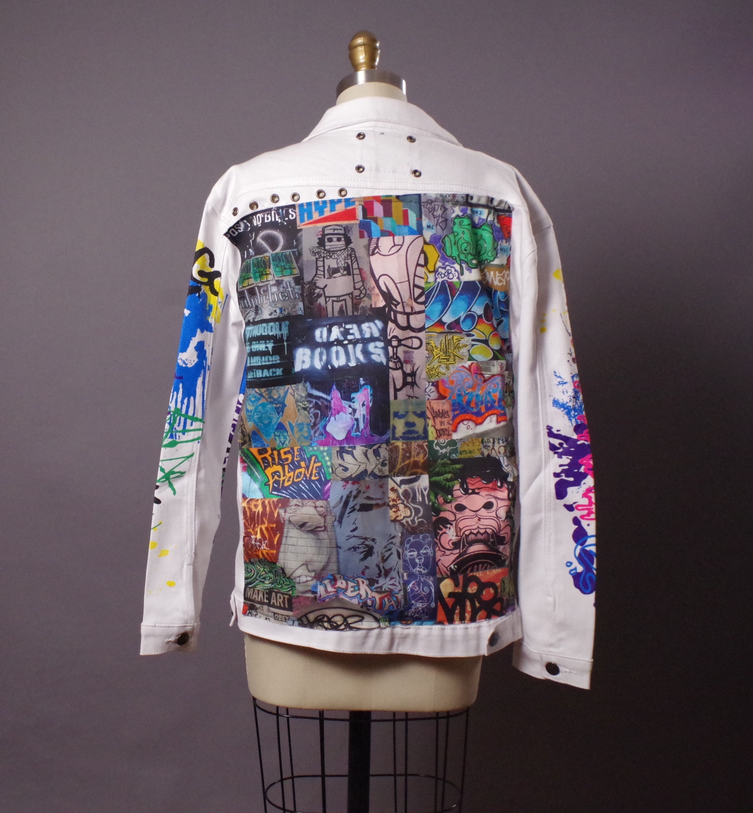 Graffiti Jean Jacket Graffiti Denim 