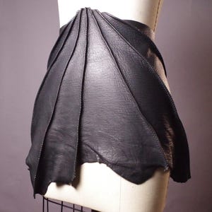 Genuine Leather Wide Wrap Belt: Gothic Corset Waist Cincher