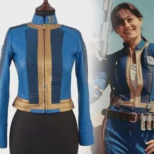 Fallout Lucy MacLean Vault 33 Jacket, Wasteland Gamer Cosplay Costume Jacket