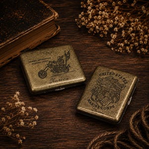 biker cigarette case Chopper Motorcycle Smooth Ride : Health & Household Fairy Plastic Push Button Cigarette