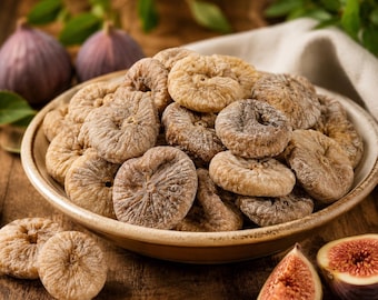 Higos secos naturales 250 g, snack vegano turco de higos secos, fruta deshidratada dulce de primera calidad, snack gourmet saludable, entrega en 2-6 días.
