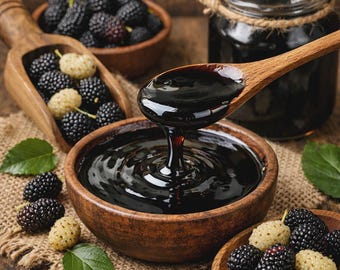 Biologische moerbeimelasse 500 g (17,6 oz) | Traditionele Turkse pekmez | Natuurlijke energiebooster | Geen toegevoegde suikers | Gezond ontbijtbeleg