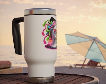 Medusa Vaporwave Graduation | Reismok 14oz | Afstudeercadeau