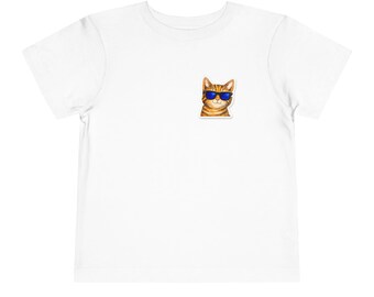 Camiseta infantil con estampado de gato / Camiseta estampada