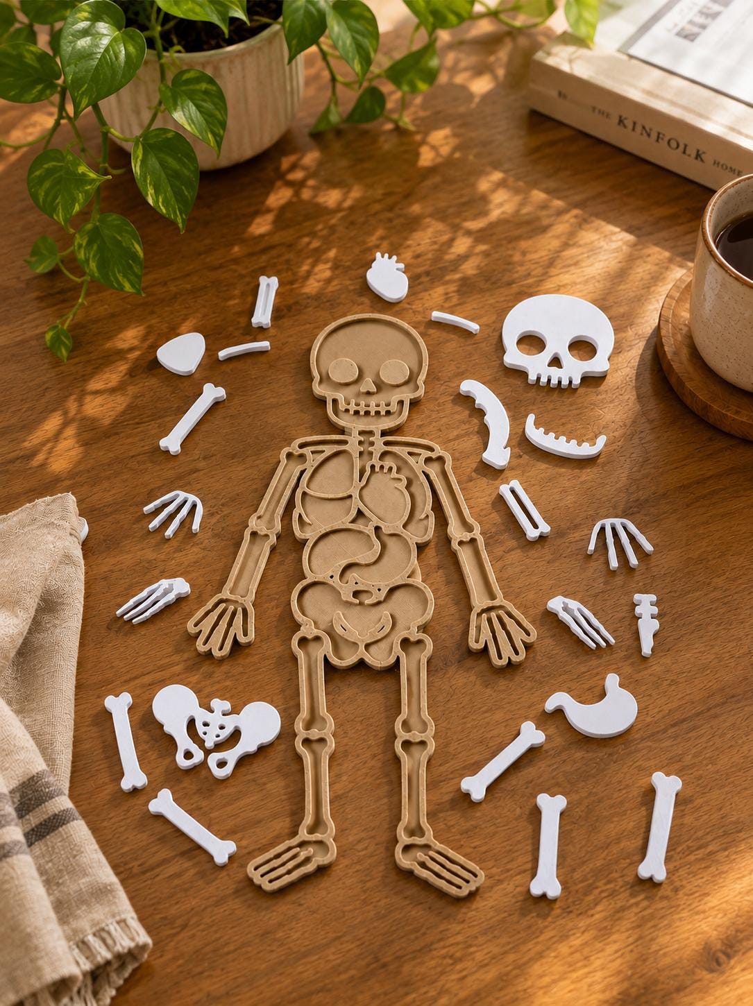 Anatomy Skeleton Puzzle - Educational Learning Toy