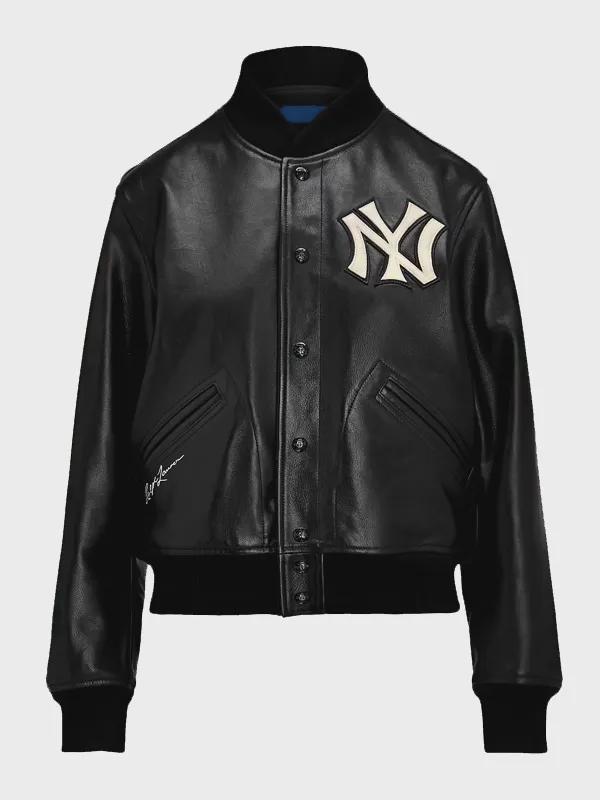 New York Yankees Jacket Leather - Etsy