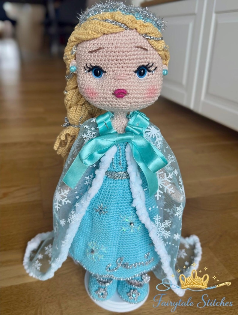 Crochet Ice Princess Doll - Etsy