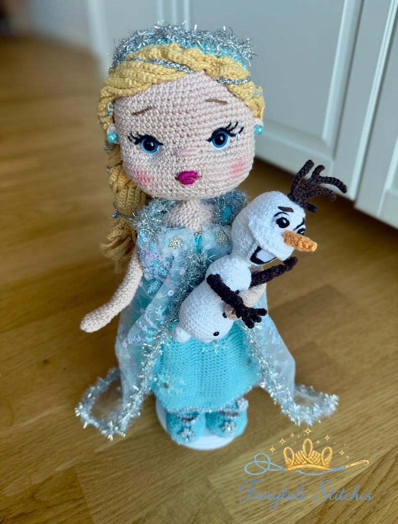 Crochet Ice Princess Doll - Etsy