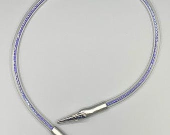 Napkin Holder, Bib Clip, Blue Rhinestone, by Anywear Bib Clip®